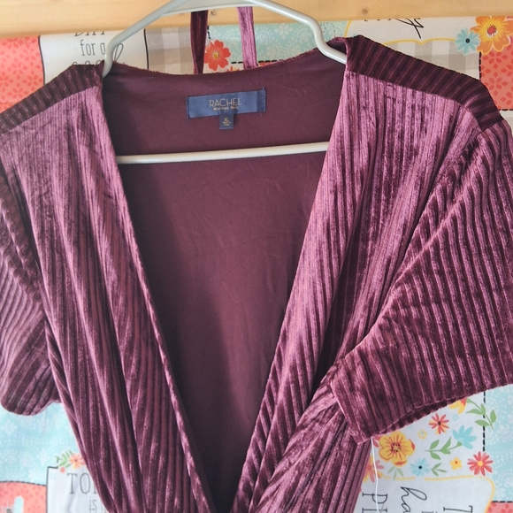 NWT RACHEL ROY NOMI RIBBED MIDI WRAP DRESS - Picture 4 of 13